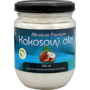 Rostlinný olej Allnature Kokosový olej Premium bio
