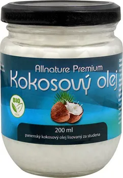 Rostlinný olej Allnature Kokosový olej Premium bio