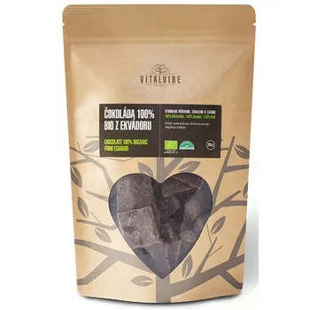 Čokoláda Vitalvibe čokoláda 100% z Ekvádoru bio 500 g 