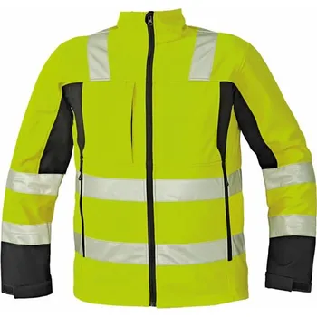 Pracovní oblečení CERVA Malton softshellová bunda HV žlutá