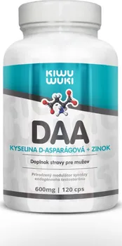 Přírodní produkt KIWU WUKI Kyselina D-asparagová + zinek 600 mg 120 tbl.