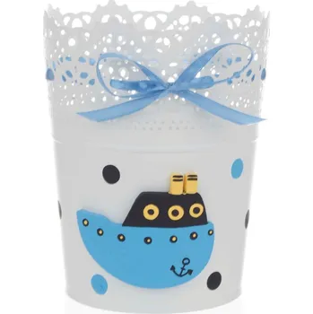 Kovový stojan na tužky a pastelky - Různé motivy pro kluky - vzor 7