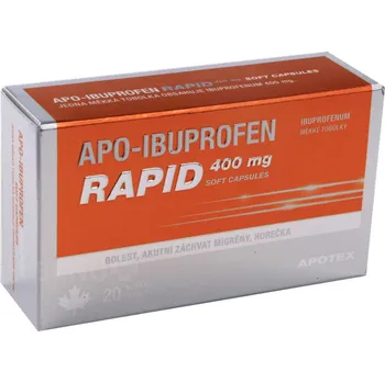 Apo-Ibuprofen Rapid 400 mg Lék na bolest, zánět a horečku Apo-Ibuprofen Rapid 400 mg