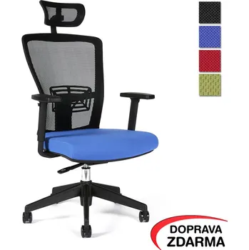 Židle Themis s podhlavníkem Modrá