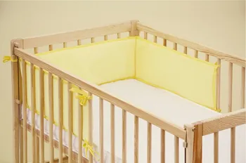 Příslušenství pro dětskou postel a kolébku Scarlett Mantinel do dětské postýlky froté žlutá 