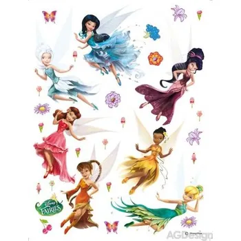 Samolepící dekorace Samolepka na zeď Disney víly 65 x 85 cm DK 1769