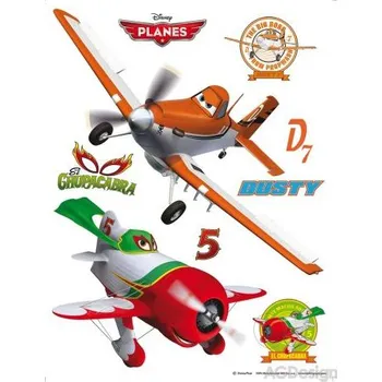 Samolepící dekorace Samolepka na zeď Disney letadla 65 x 85 cm DK 1764