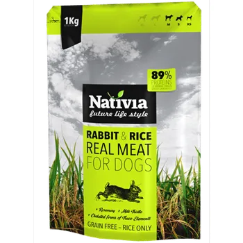 Krmivo pro psa Nativia Real Meat Rabbit/Rice