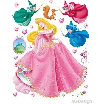 Samolepící dekorace Samolepka na zeď Disney Aurora 65 x 85 cm DK 870