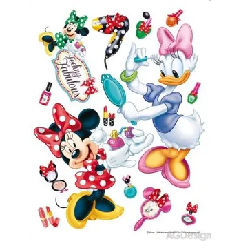 Samolepící dekorace Samolepka na zeď Disney Minnie make up 65 x 85 cm DK 1767