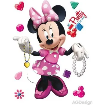 Samolepící dekorace Samolepka na zeď Disney Minnie 65 x 85 cm DK 857