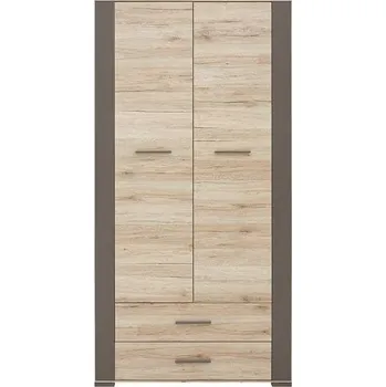 Šatní skříň BRW Skříň Rosti SZF2D2S