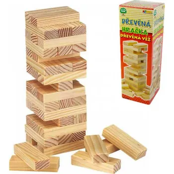 Dřevěná hračka MaDe Hra věž velká Jenga