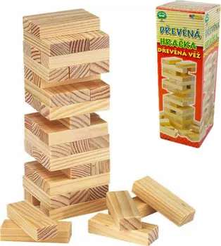 Dřevěná hračka MaDe Hra věž velká Jenga