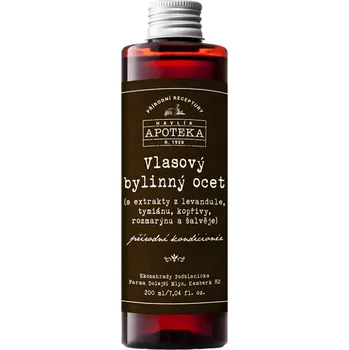 Havlíkova přírodní apoteka Bylinný ocet na vlasy 200 ml