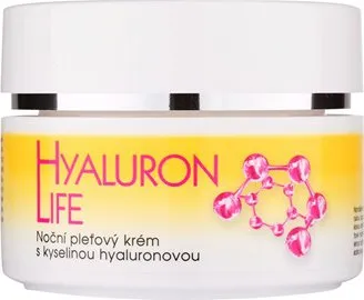 Pleťový krém Bione Cosmetics Hyaluron Life noční krém s kyselinou hyaluronovou 51 ml