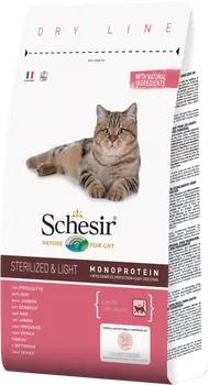 Krmivo pro kočku Schesir Cat Sterilized/Light šunka