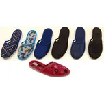 Papuče Pegres 1012 21 modré s potiskem