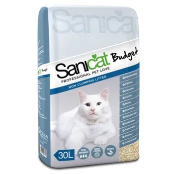 Podestýlka pro kočku Sanicat Budget 30 l