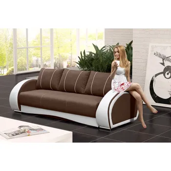 Pohovka FALCO Pohovka Cherry tm.hnědá