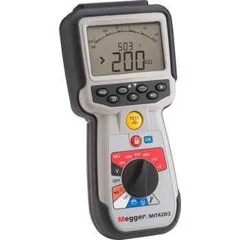 Revizní přístroj Megger MIT 420/2 - Měřič izolačního odporu a spojitosti