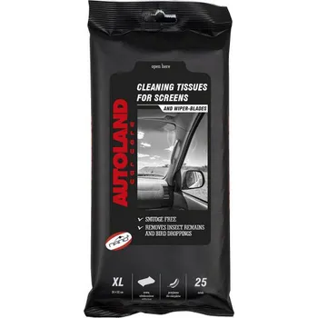 Čistič autoskla Autoland NANO+ XL Ubrousky na sklo 25ks