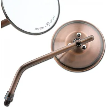 Zrcátko pro motocykl Zrcátko na motorku "Custom" měděné