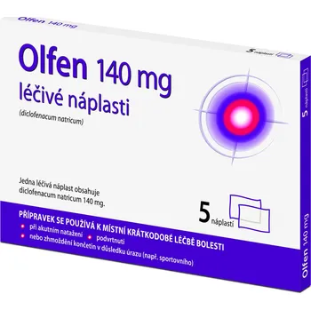 Náplast Olfen 140 mg léčivé náplasti