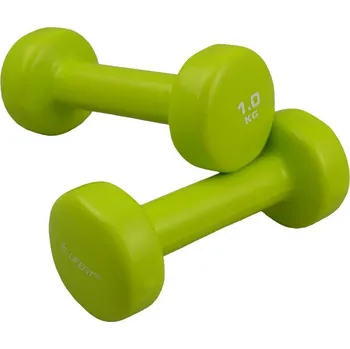 Lifefit vinylové činky, 2x 1 kg