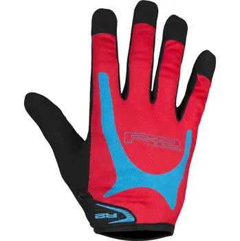 Cyklistické rukavice R2 Rukavice CUBE dlouhé červenočerné XL