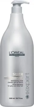 šampón L'Oréal Professionnel Serie Expert Silver šampon pro oživení lesku bílých vlasů