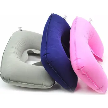 Cestovní polštářek Nafukovací polštářek nejen na cesty - růžový