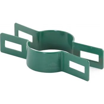 Příslušenství pro plot Objímka plotového panelu pro sloupek 60 mm, průběžná, zelená