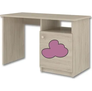 Dětský stůl Psací stůl Mráček - Růžová
