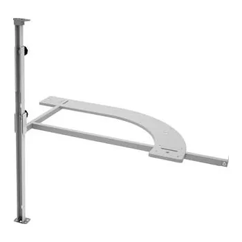 Nábytkové kování Nuvola středová nosná tyč, stříbrná barva, levá, výška korpusu 640-770 mm ( SIGE )