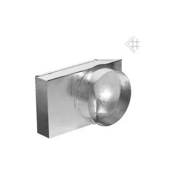 Krbová vložka Přechod 90° Kratki, Průměr 150 mm Kratki 1100013