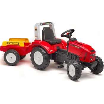 Dětské šlapadlo Falk Farm Lander Z240X Red 2020A s vlečkou
