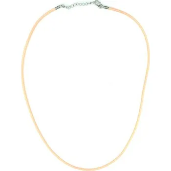 Náhrdelník Náhrdelník gumový L2432 , Barva Lososová L2432