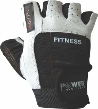 Fitness rukavice Power System Fitness černá/bílá