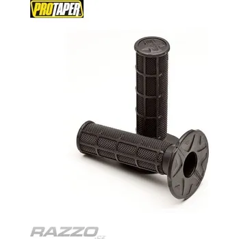 grip Gripy na moto ProTaper MX Single Density Hallf Waffle Grips Soft Black