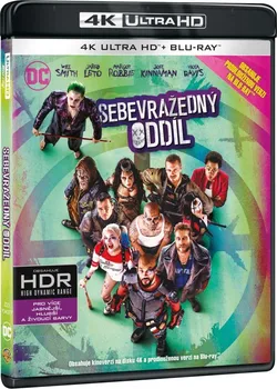 Blu-ray film UHD Blu-ray + Blu-ray Sebevražedný Oddíl (2016) 2 disky