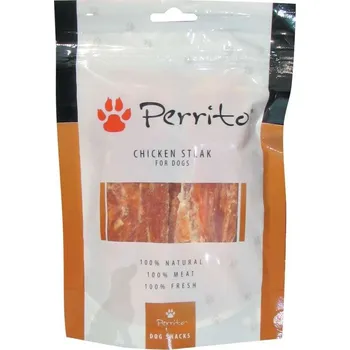 Pamlsek pro psa Perrito Dog Snacks Chicken Steak 100 g