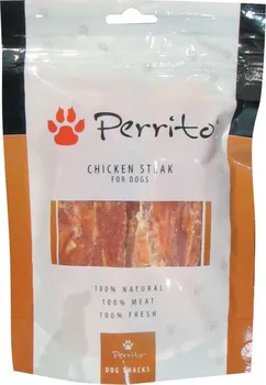 Pamlsek pro psa Perrito Dog Snacks Chicken Steak 100 g