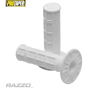 grip Gripy na moto ProTaper MX Race Cut Hallf Waffle Grips Soft White