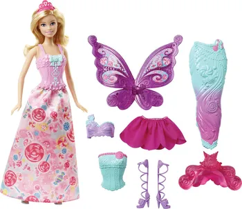 Panenka Barbie Víla a pohádkové oblečky