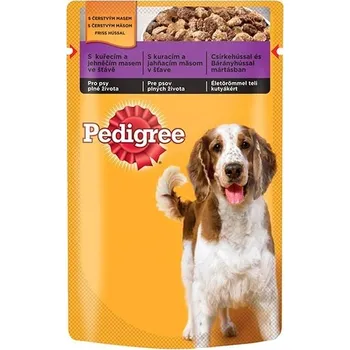 Krmivo pro psa Pedigree kapsička kuře/jehně 100 g