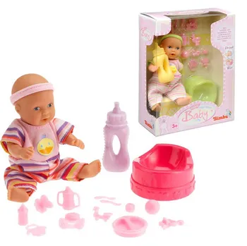 Panenka Simba Panenka Mini Newborn Baby set 12 cm