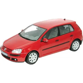 autíčko Welly Volkswagen Golf V 1:24 červený