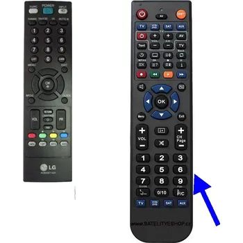 LG AKB33871420= AKB33871424 dálkový ovladač náhradní