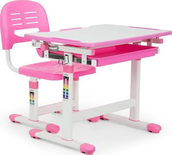 Dětský stůl oneConcept Annika růžový